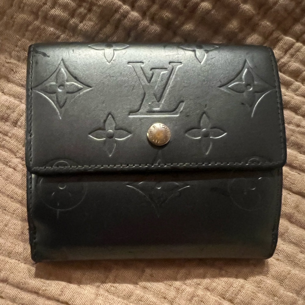 Pre-owned Louis Vuitton Monogram Matte Vernis Bifold Wallet